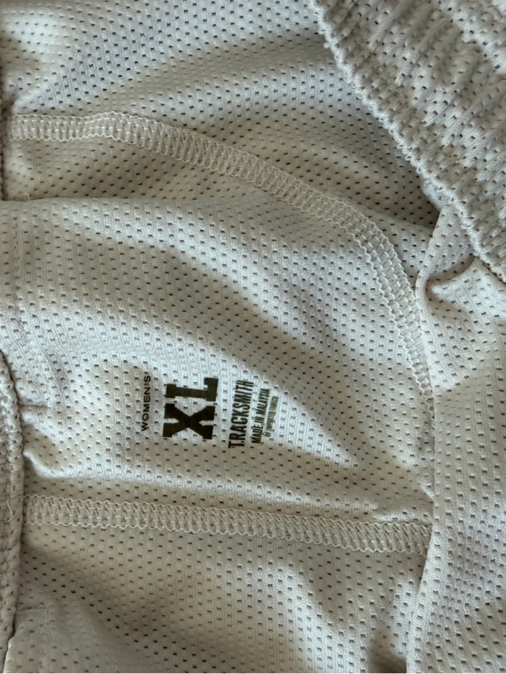 Tracksmith x J. Crew Van Cortlandt White/Gold Athletic Mesh Shorts - Picture 3 of 3